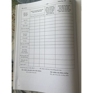 Học Bạ Trung Học Cơ Sở Mẫu Mới ( 19x26.5 Cm )