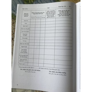 Học Bạ Trung Học Cơ Sở Mẫu Mới ( 19x26.5 Cm )