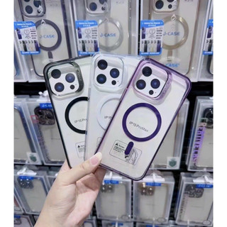 Ốp lưng trong viền TPU màu sạc không dây cho IPhone 16 / 15 Pro / 15 ProMax. Chính hãng J-CASE chống sốc chống ố tốt