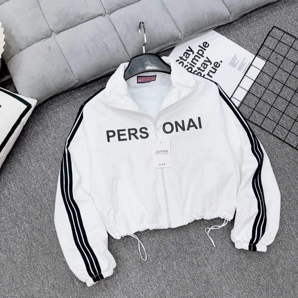 Áo khoác nữ Personal kiểu dáng croptop chất liệu dù hai lớp cao cấp hottren 2023 | BigBuy360 - bigbuy360.vn