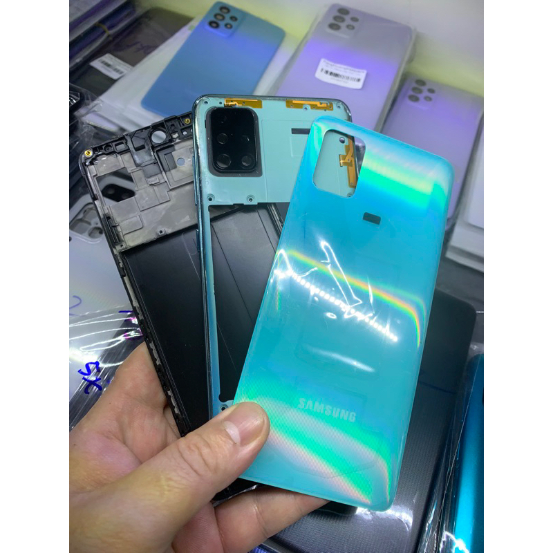 Bộ xương vỏ zin Samsung A51  / Có mã kèm khay sim