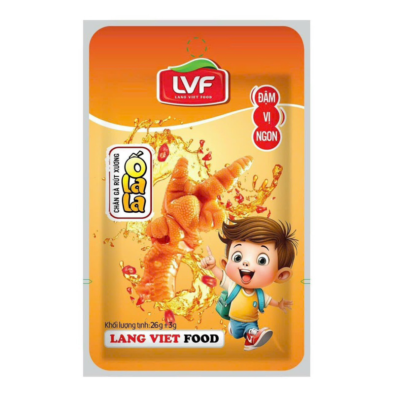 Chân gà rút xương You You gói 30g-đồ ăn vặt chân gà rút xương cay ủ vị tương thơm tứ xuyên ăn liền