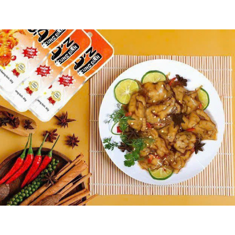 Chân gà rút xương You You gói 30g-đồ ăn vặt chân gà rút xương cay ủ vị tương thơm tứ xuyên ăn liền