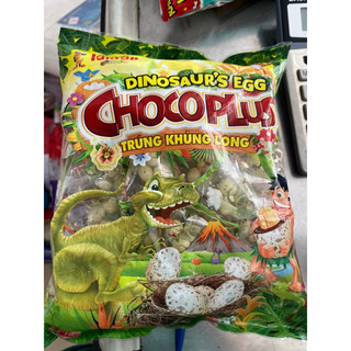 Đậu phộng Chocoplus Trứng Khủng Long Tân Tân túi 192g NgoctoanMart