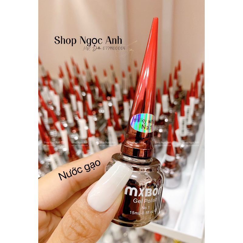 Sơn lẻ Mixbon 4màu TRẮNG,Đen,nước gạo,trắng ngà