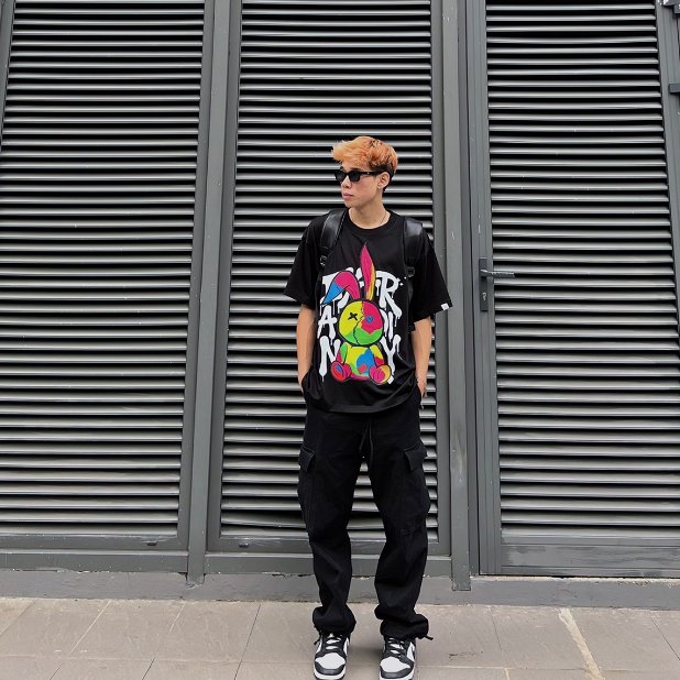 Áo thun The Xide áo phông unisex hình in form rộng chất cotton 2 chiều định lượng 250gr co giãn