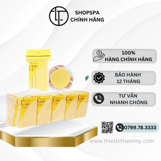 Bông mút bọt biển rửa mặt chivey chính hãng, bông nở rửa mặt dai mềm mịn