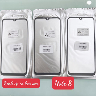 Kính ép có keo oca redmi note 8 - kính ép màn hình redmi note 8