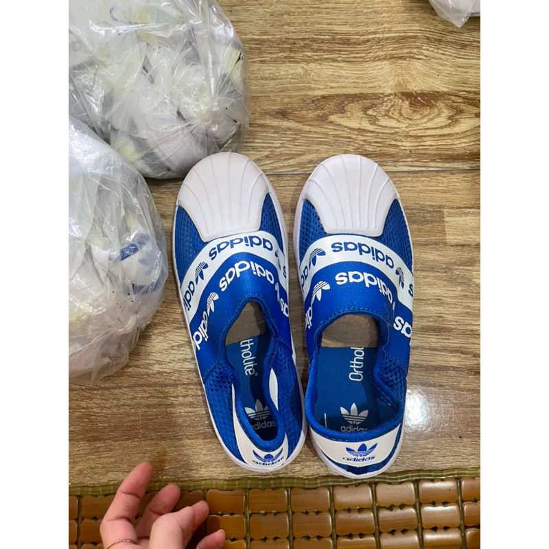 Thanh lý  giày lười adidas trẻ em siêu nhẹ, siêu êm