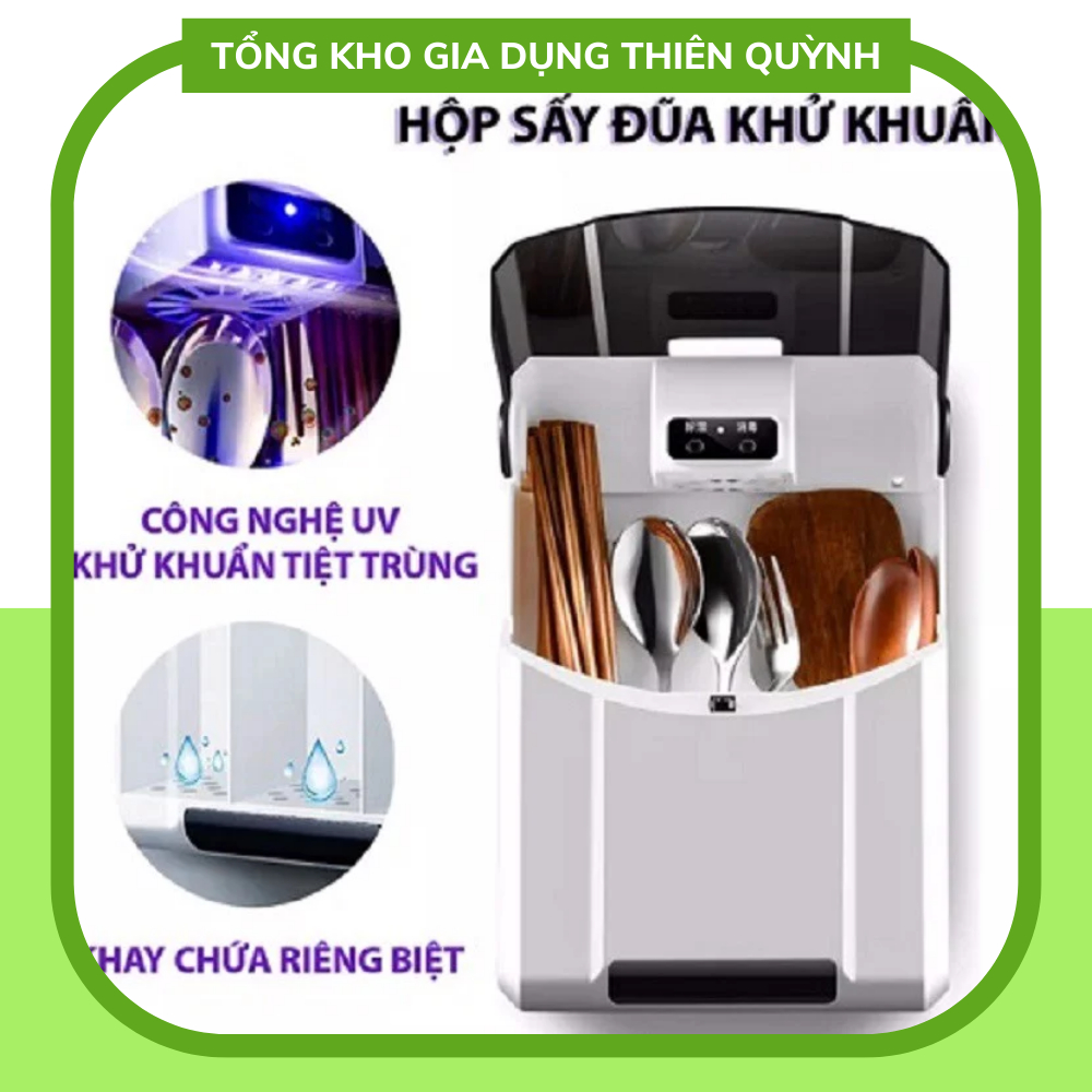 Máy sấy đũa thìa và khử khuẩn bằng tia UV cao cấp tránh ẩm mốc và giúp bảo vệ sức khỏe