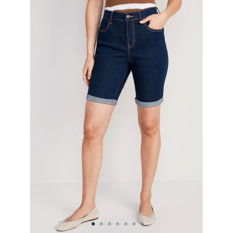 Quần short jeans lững