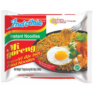 Thùng 40 gói mì xào khô/ mì trộn Indo vị đặc biệt.