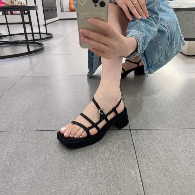 Giày SANDAL CNK BUCKLE FULL HỘP + túi giấy
