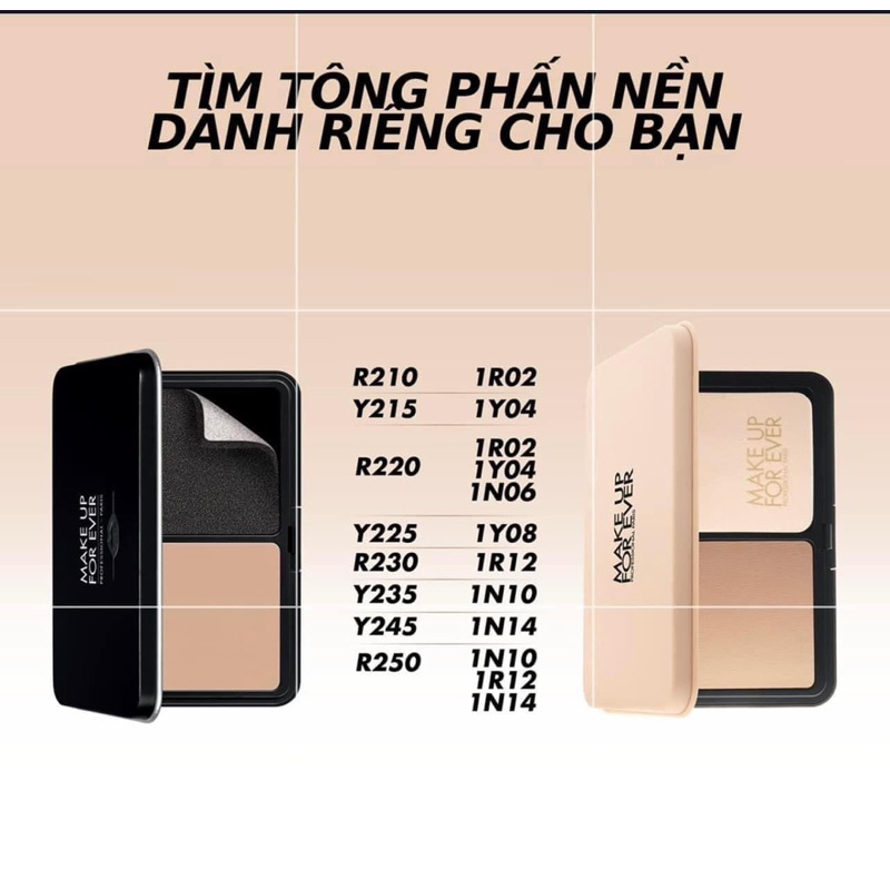 Phấn Nén Make Up For Ever HD Skin Matte Velvet - CHÍNH HÃNG