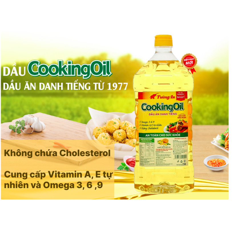 Dầu ăn Tường An can 2 Lít