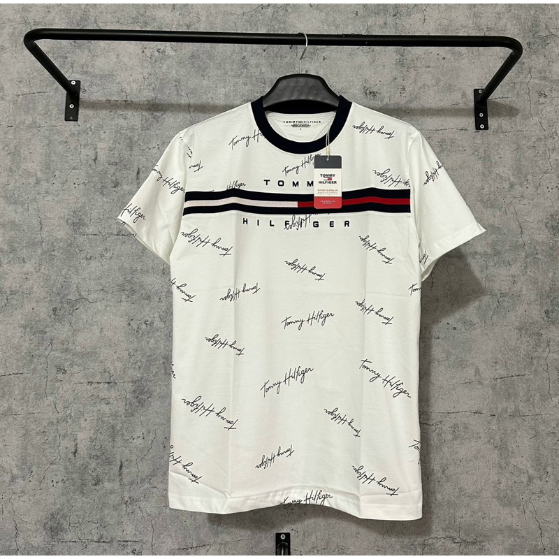 Áo thun Tommy chữ ký nam nữ mới nhất 2023-Áo thun Tommy cao cấp Hàn Quốc