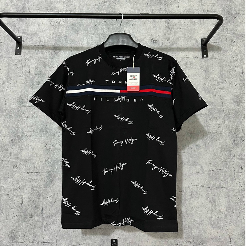 Áo thun Tommy chữ ký nam nữ mới nhất 2023-Áo thun Tommy cao cấp Hàn Quốc