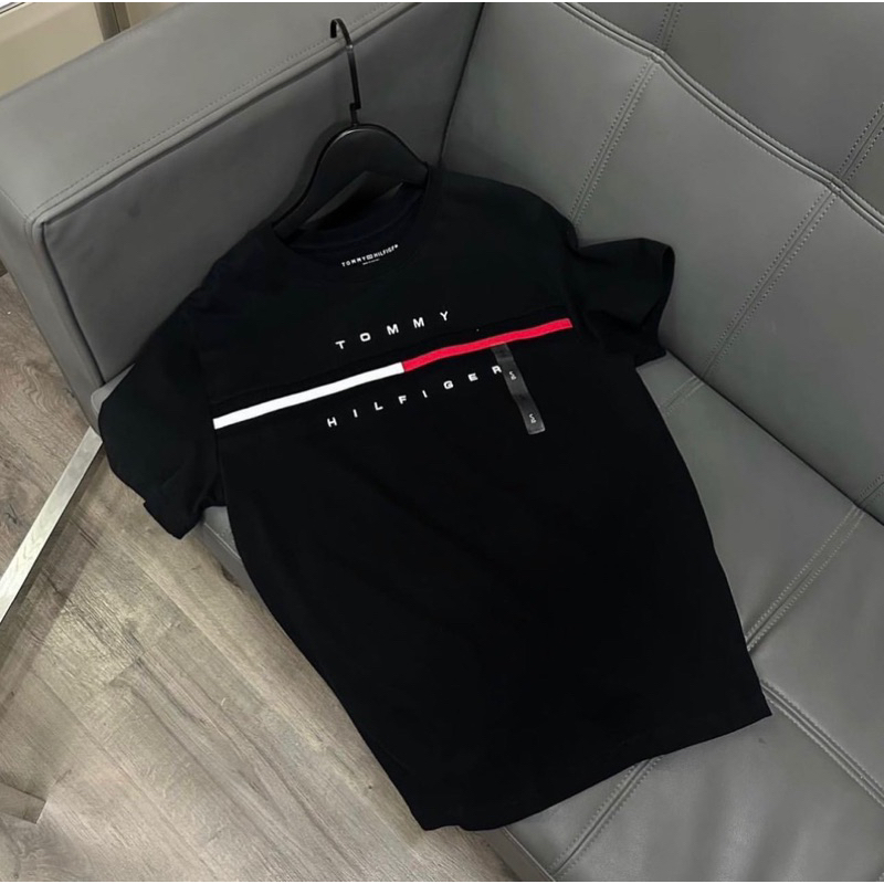 Áo thun Tommy chữ ký nam nữ mới nhất 2023-Áo thun Tommy cao cấp Hàn Quốc