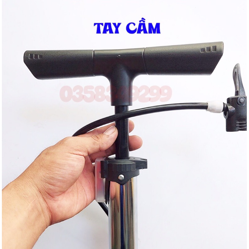 Ống Bơm Inox  Siêu Đẹp Dùng Bơm Xe Máy - Xe Đạp - Xe Đạp Điện.