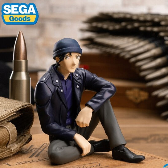 Mô hình Shuichi Akai - Detective Conan chính hãng Sega, Noodle Stopper Chokonose Ver, Anime figure Nhật Bản