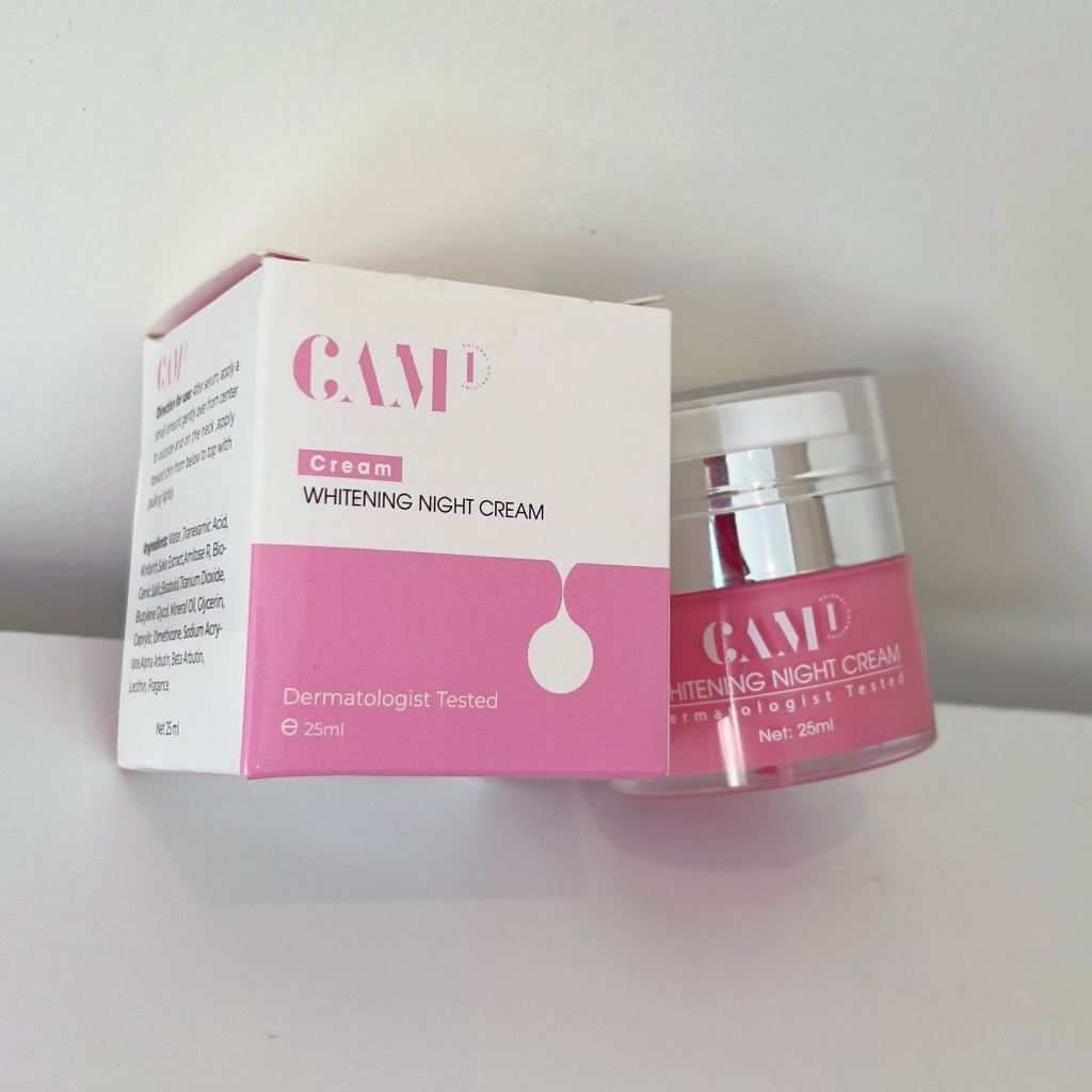 Kem Face Đêm dưỡng trắng,căng bóng CAMICOSMETIC 25ml