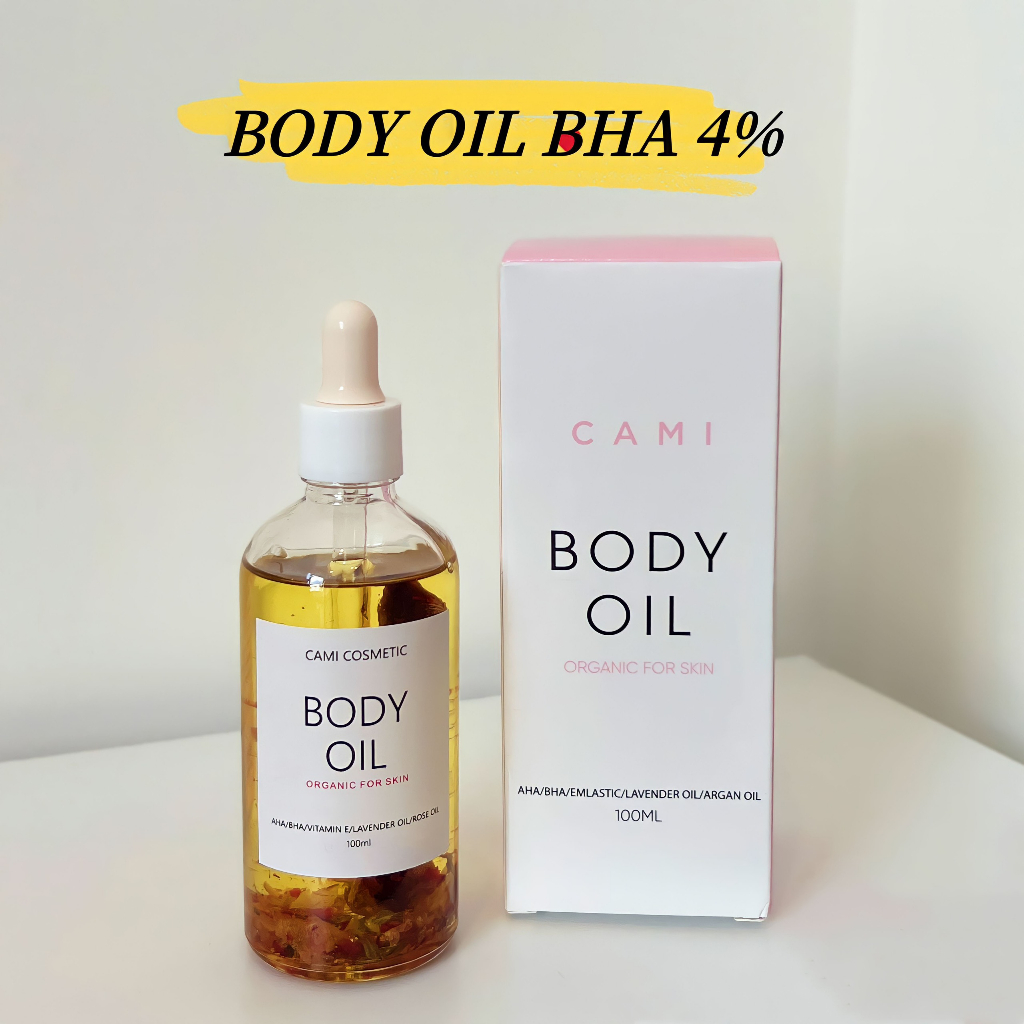 Body Oil Dầu dưỡng trắng da CAMICOSMETIC 100ml