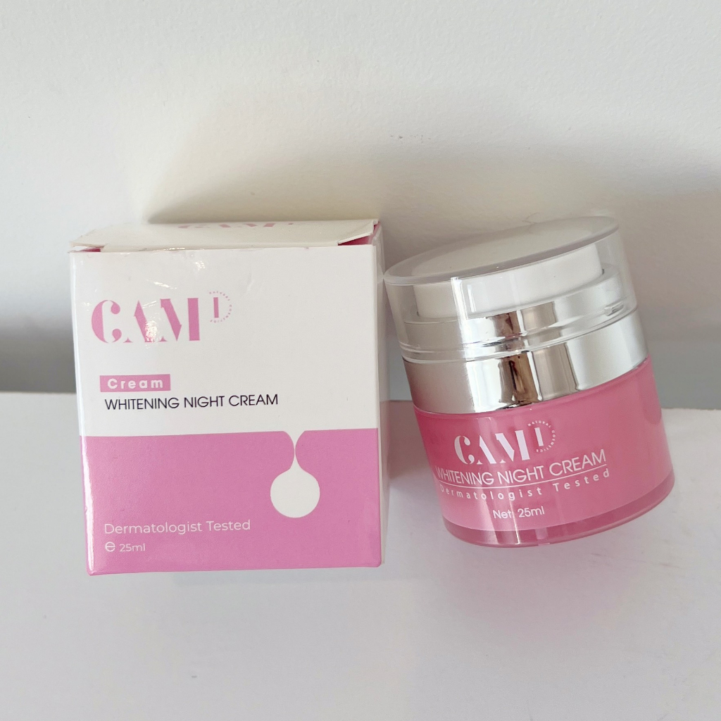 Kem Face Đêm dưỡng trắng,căng bóng CAMICOSMETIC 25ml
