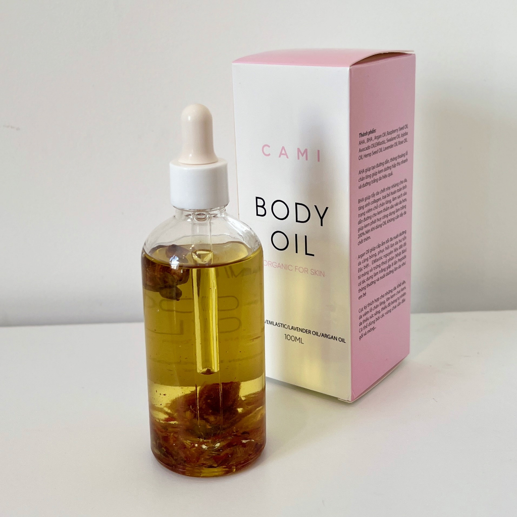 Body Oil Dầu dưỡng trắng da CAMICOSMETIC 100ml