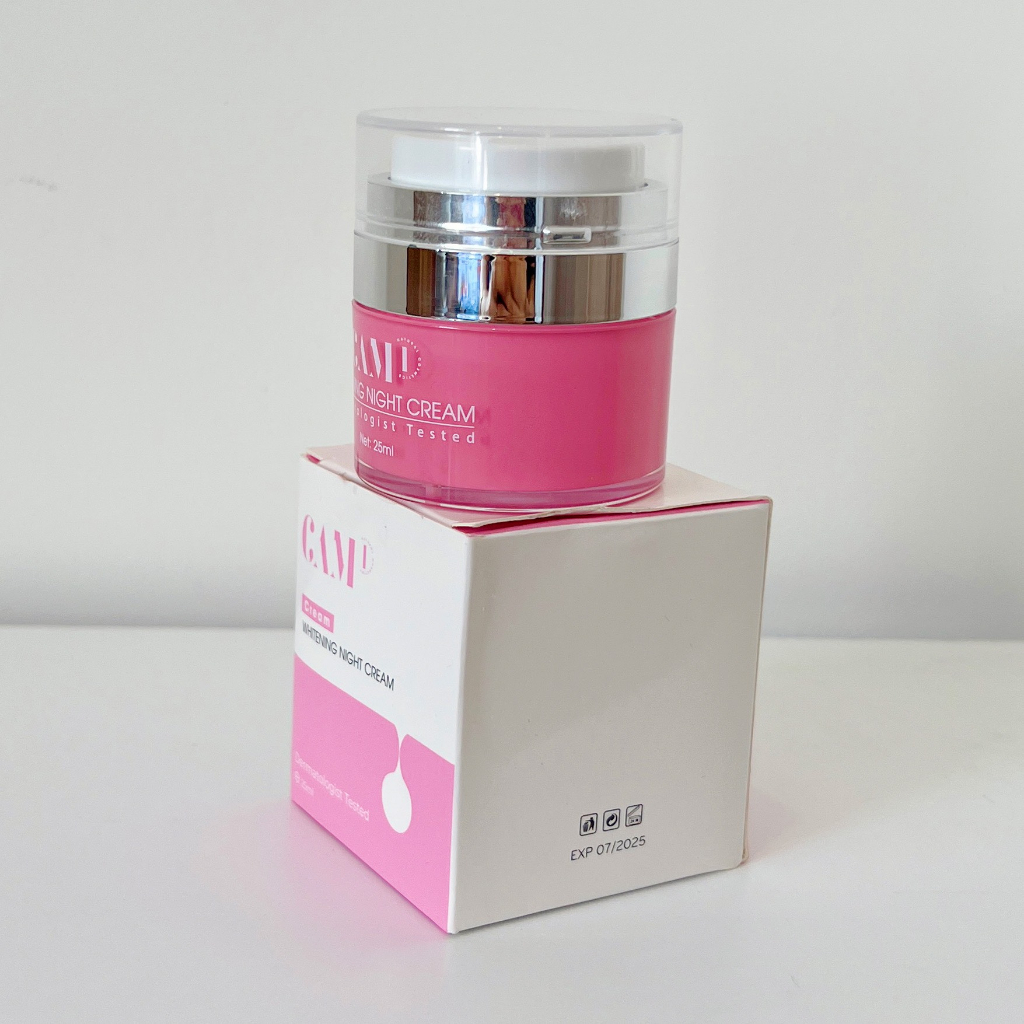 Kem Face Đêm dưỡng trắng,căng bóng CAMICOSMETIC 25ml