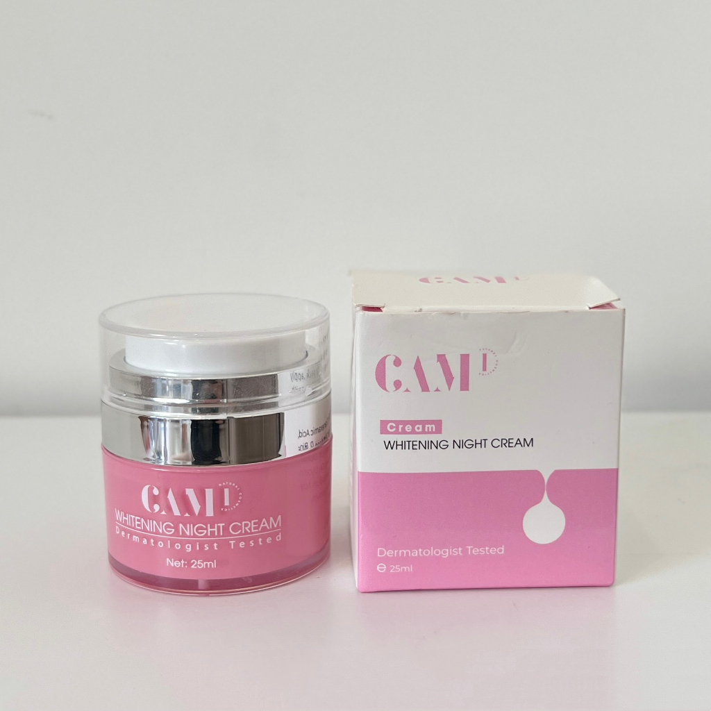 Kem Face Đêm dưỡng trắng,căng bóng CAMICOSMETIC 25ml