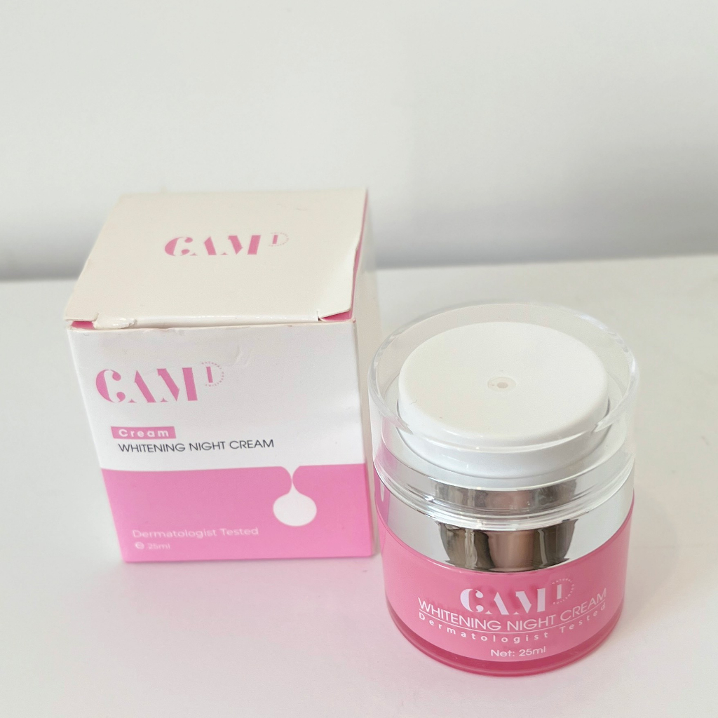 Kem Face Đêm dưỡng trắng,căng bóng CAMICOSMETIC 25ml