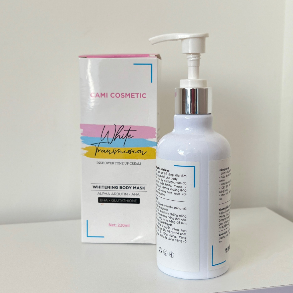 KEM Ủ TẮM TRẮNG BODY AlPHA ARBUTIN CAMICOSMETIC