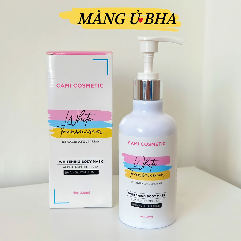 KEM Ủ TẮM TRẮNG BODY AlPHA ARBUTIN CAMICOSMETIC