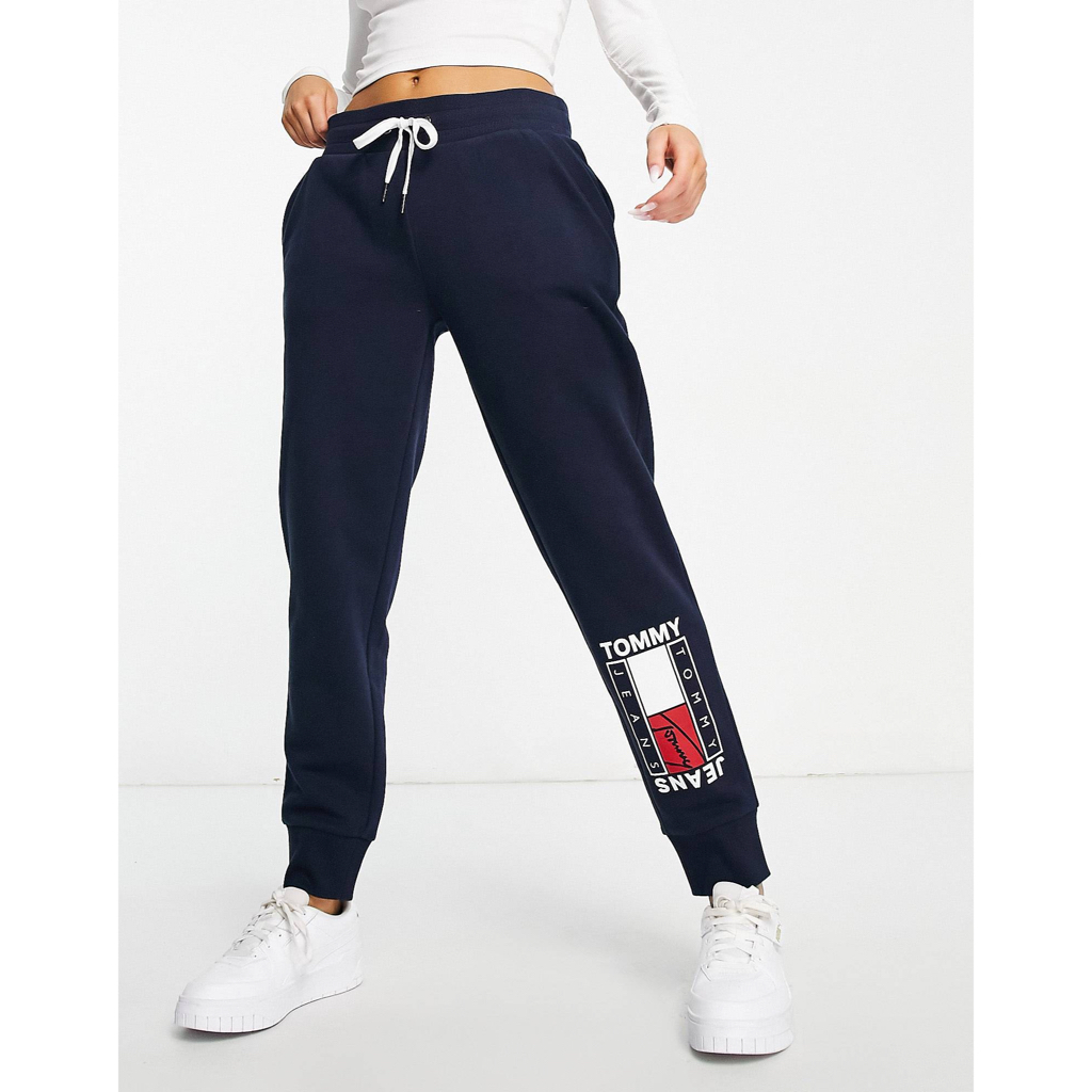 Quần jogger Tommy logo hình, Jogger Tommy Jeans flag logo, quần thể thao cho cả nma và nữ Tommy Hilfiger.