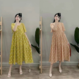 Đầm bầu,Váy bầu voan hai lớp thiết kế đẹp sang chảnh