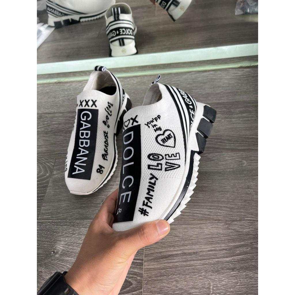 Giày lười Dolche - Giày in chữ Dolche cực chất - Giày lười thời trang nam cao cấp