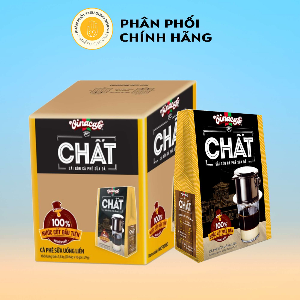 Thùng 20 Hộp Cà Phê Chất Sài Gòn Cà Phê Sữa Đá