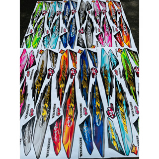 Tem Rời Wave 50-100-110 ( Mẫu Lửa Mới ) Ghép Crom