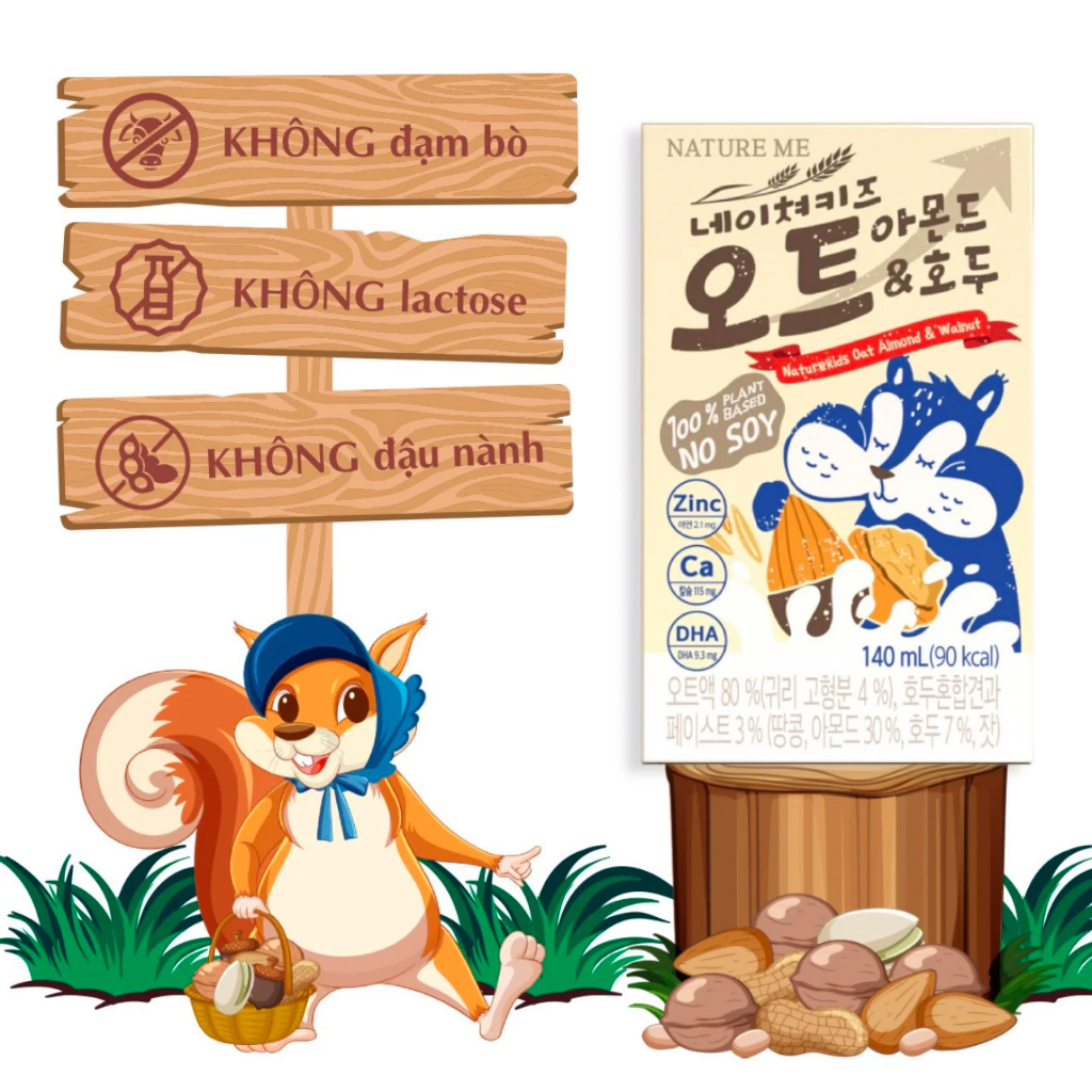 Sữa Hạt Ngũ Cốc Dinh Dưỡng Nature Kids