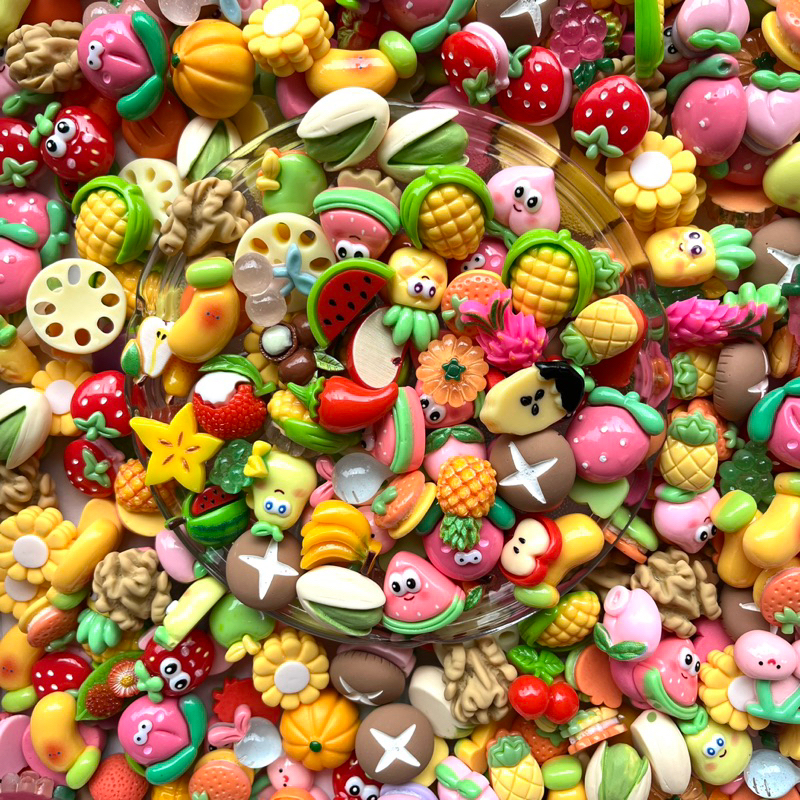 Set 10 Sticker ngẫu nhiên, phụ kiện trang trí dép cross