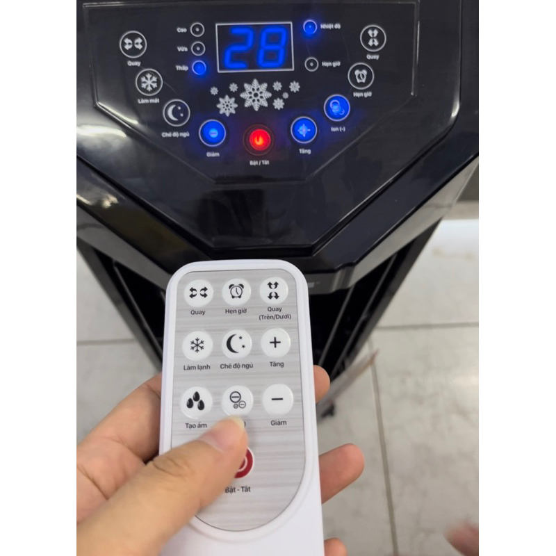 BƠM NƯỚC, BÁNH XE, Điều Khiển từ xa QUẠT ĐIỀU HOÀ SUNHOUSE SHD7719