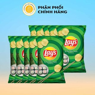 Bịch 10 Gói Bánh Snack Khoai Tây Lay's Vị Tảo Biển Nori 32g