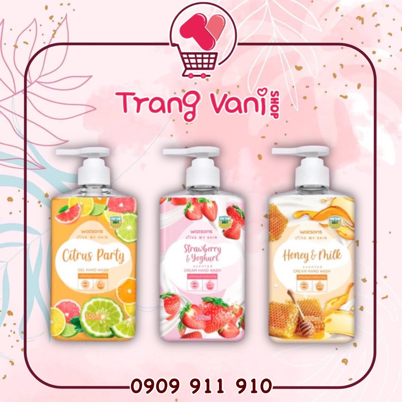 Nước Rửa Tay WATSONS Thái Lan 500ml