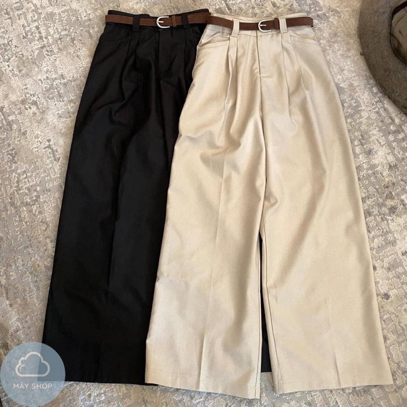 MÃ 6348 QUẦN KAKI XUÔNG KÈM ĐAI LƯNG