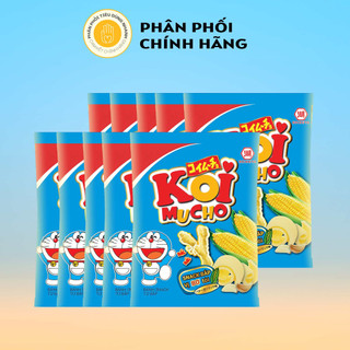 Lốc 10 Gói Snack Bắp KaraMucho Vị Bơ Tỏi 36g