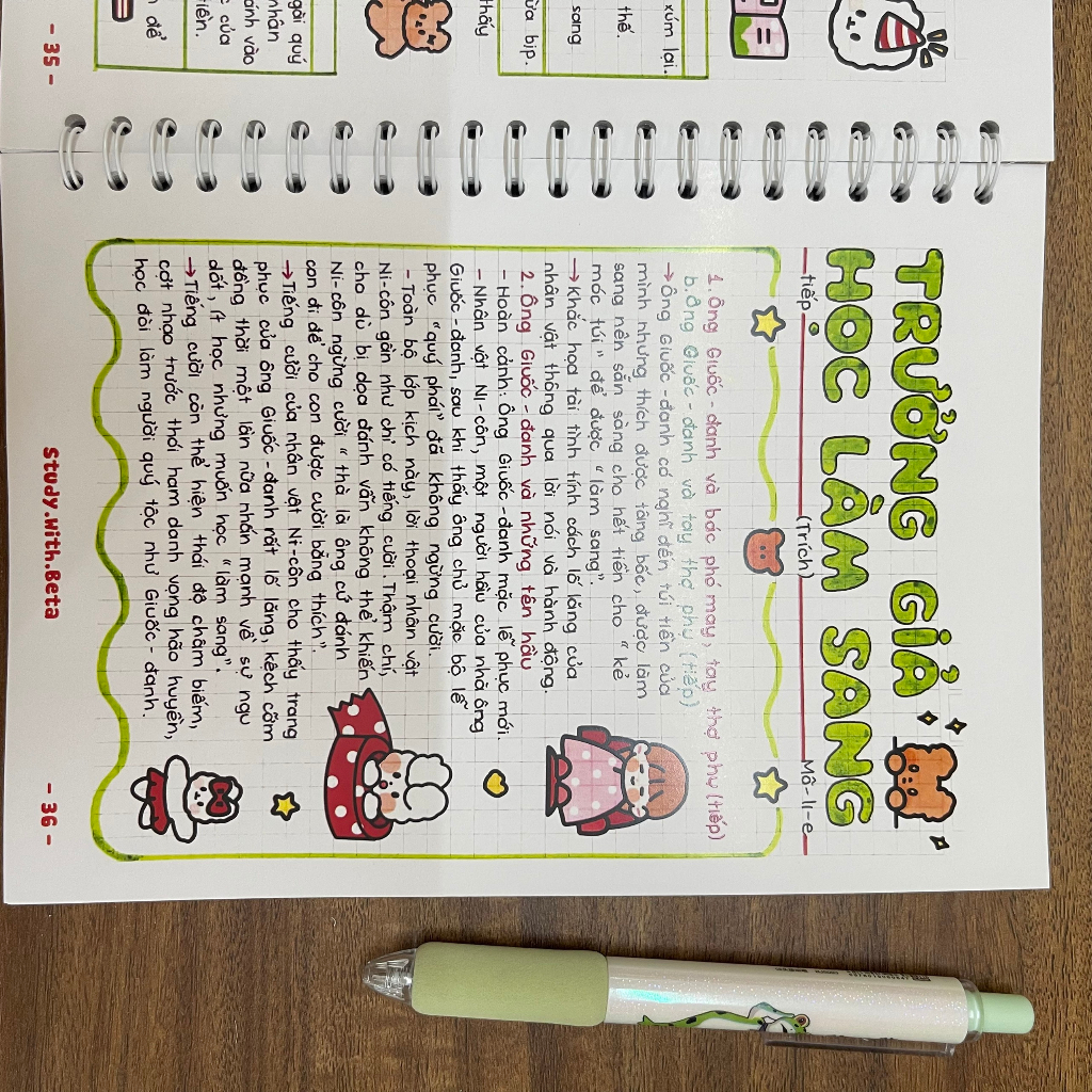 Sổ giấy trang trí Văn 8  CHƯƠNG TRÌNH KẾT NỐI TRI THỨC TẶNG STICKER CUTE VÀ NHÃN VỞ