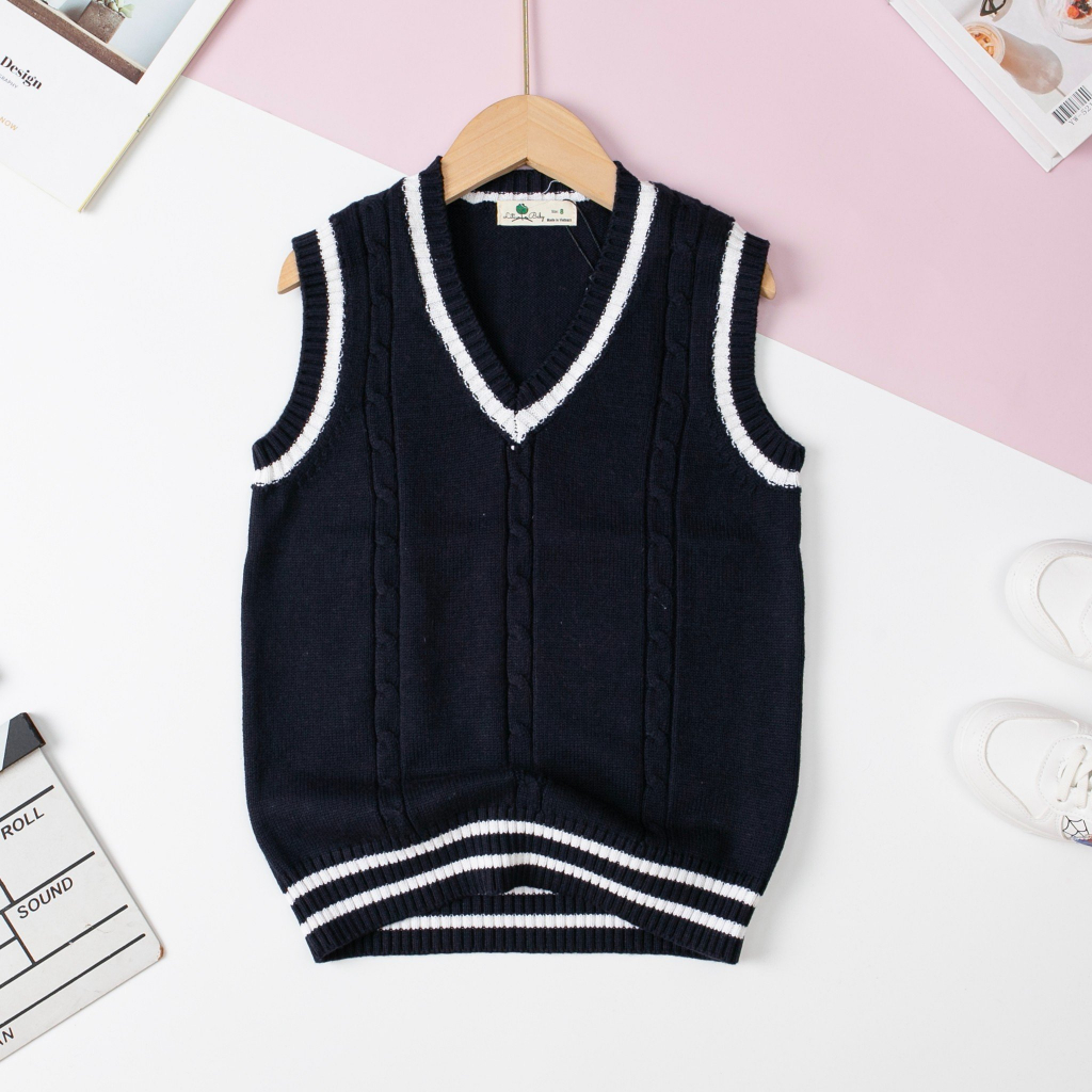 Áo gile Len bé trai , bé gái LITIBABY size đại 8/16