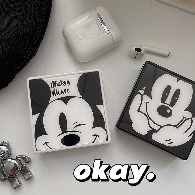 Hộp đựng kính áp tròng hoạt hình MICKEY - Khay đựng lens mắt cao cấp