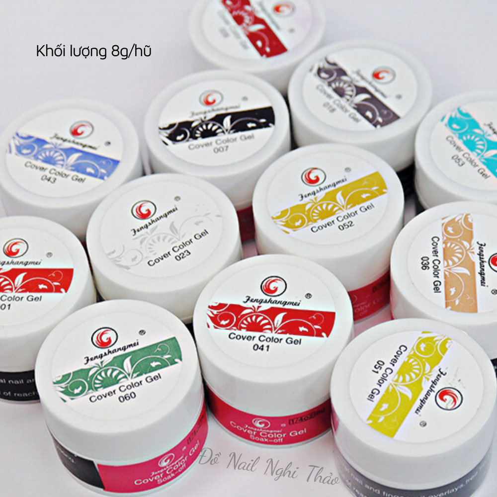 Set gel vẽ Fengshangmei 12 Màu NGHI THẢO