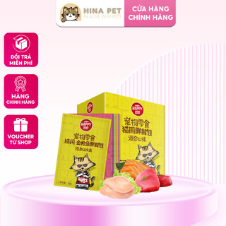 Combo pate wanpy happy 100 gói 70g - thức ăn pate cho mèo giá rẻ